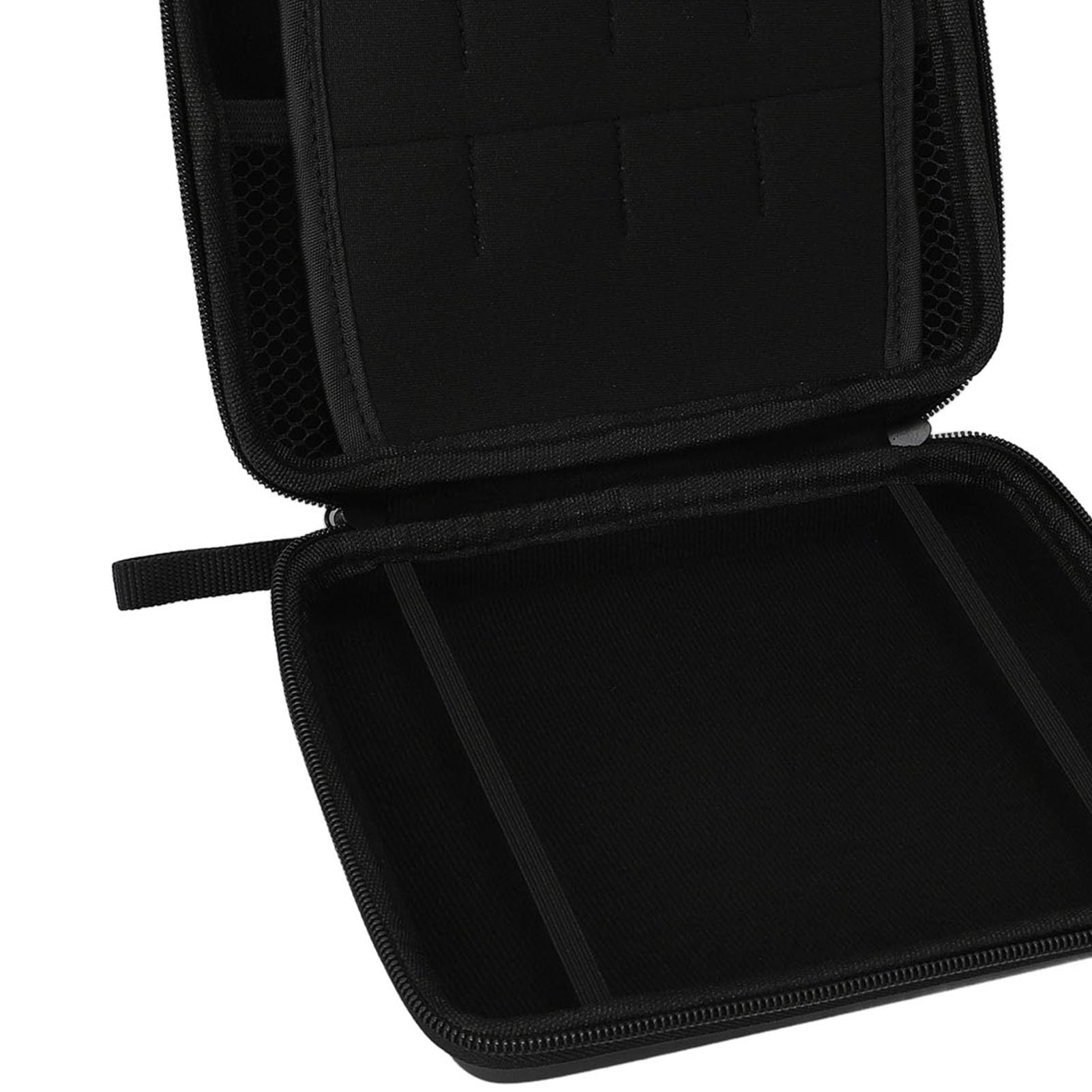 Custodia da Viaggio per Console per Carte da Gioco per Console 2DS e Altri Accessori, con 8 Supporti per Carte da Gioco (BLACK)