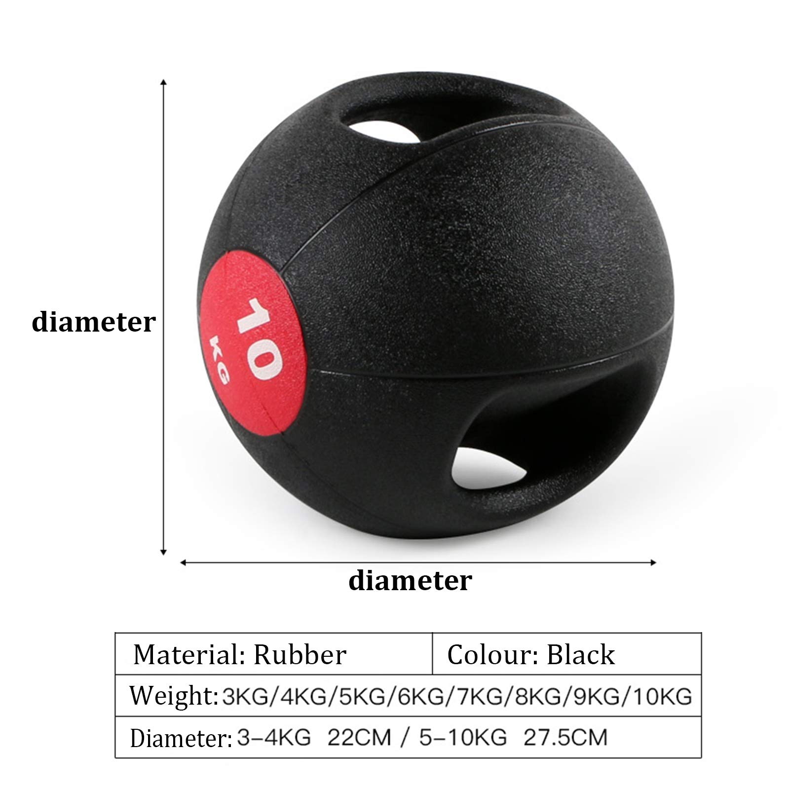 Medizinbälle Hua Medizinball 5kg / 11lbFür Für Erwachsene Fitness, Outdoor-Kernstärke Box-Training Sporttraining-Geräte, Geeignet Für Muskelausbildung