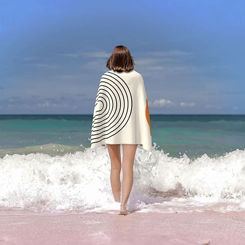 Miniatura 8 de Toalla de playa mágica de astrología mágica con luna y estrella, grande, suave, absorbente, de secado rápido, toallas de baño de gran tamaño para