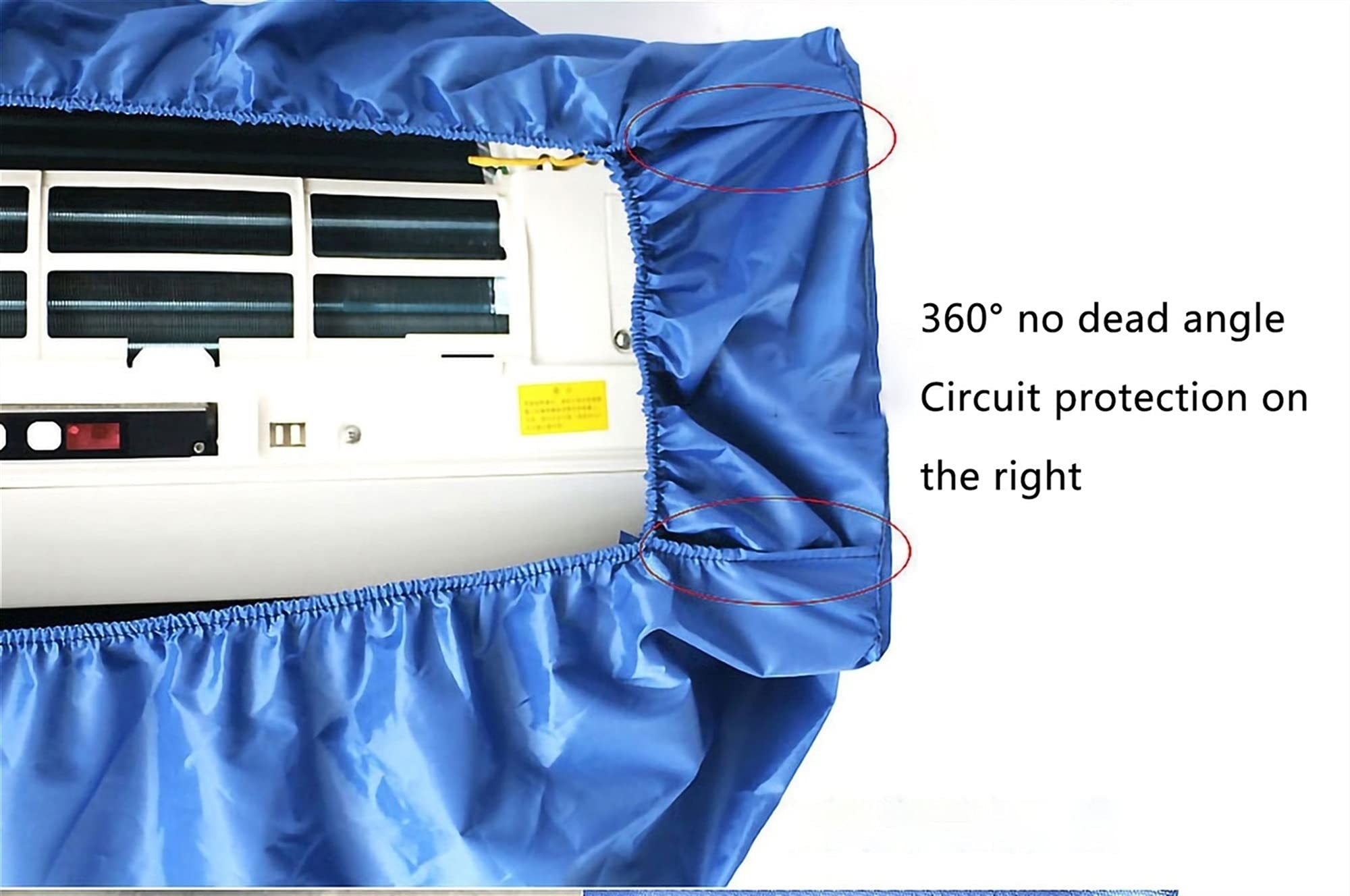 Funda de Limpieza para Aire Acondicionado Funda de Limpieza para Aire acondicionpara Limpieza de Aire Acondicionado, Bolsa de protección para Limpieza y Lavado a Prueba de Polvo, 12 Unidades