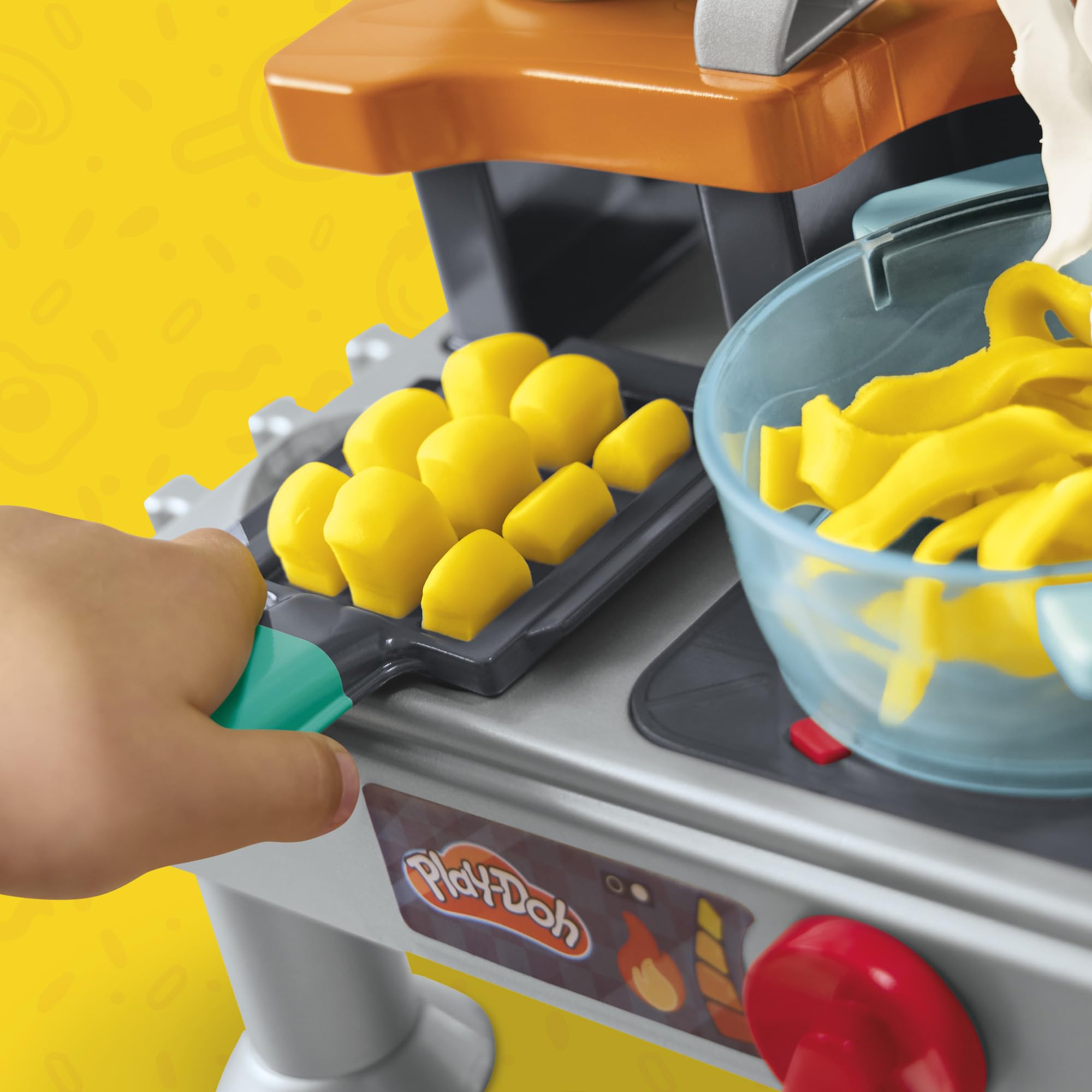 Play-Doh, La Cocina de los Minichefs, Sonidos de Cocina de Juguete realistas, Más de 25 Alimentos de Juguete Que Crear, Manualidades Infantiles, A Partir de 3 años
