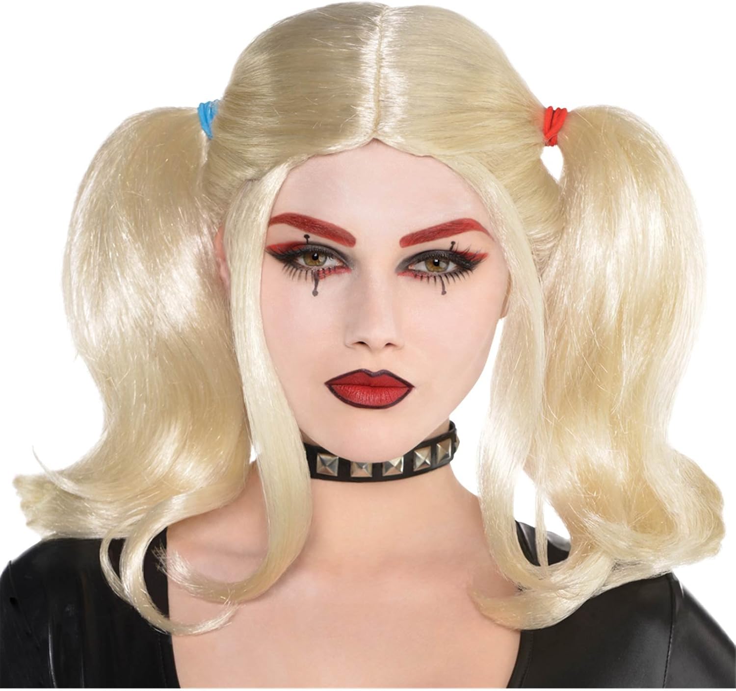 amscan Pigtail Wig Costume Accessory One Size, Blonde 1