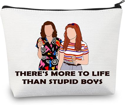BDPWSS Scary Movie Merchandise Makeup Bag Theres More To Life Than Stupid Boys Horror TV Show Gift Scary Movie Fan Gift Stupid Boys