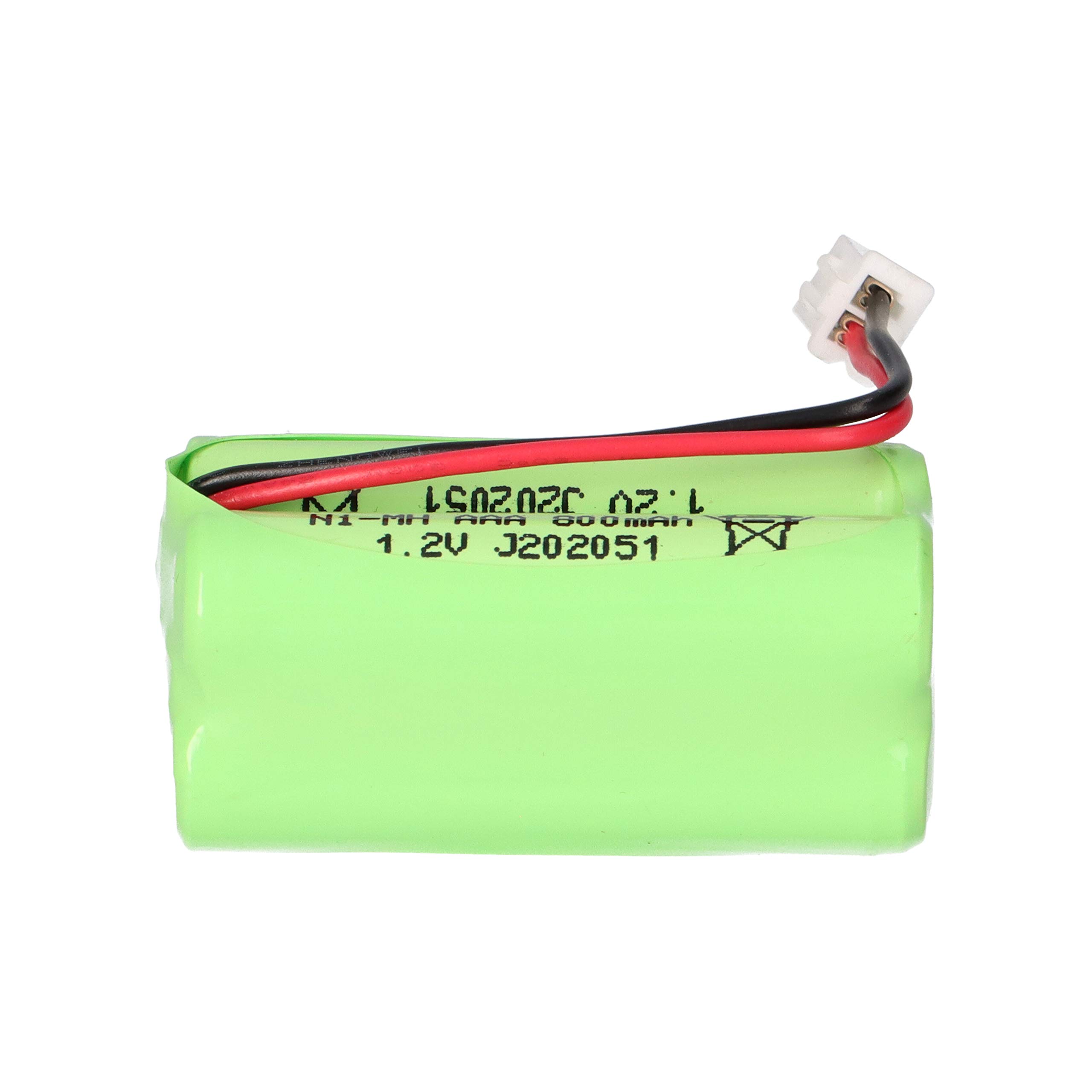 4,8V 800mAh AAA NI-MH F2x2 Notleuchten Akkupack Kabel und Stecker 
