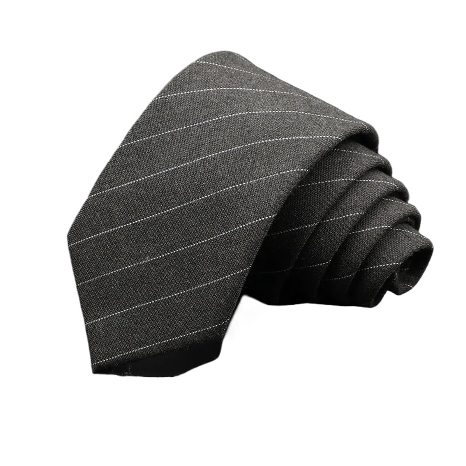 Cravate homme coton gris anti-plis | Solution pour costume slim
