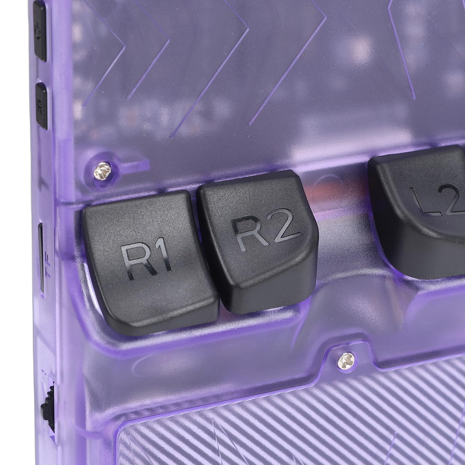 Console di Gioco Portatile, Schermo HD da 4 Pollici con Batteria Ricaricabile, Console di Gioco retrò Open Source con WiFi per Appassionati di Giochi (PURPLE)