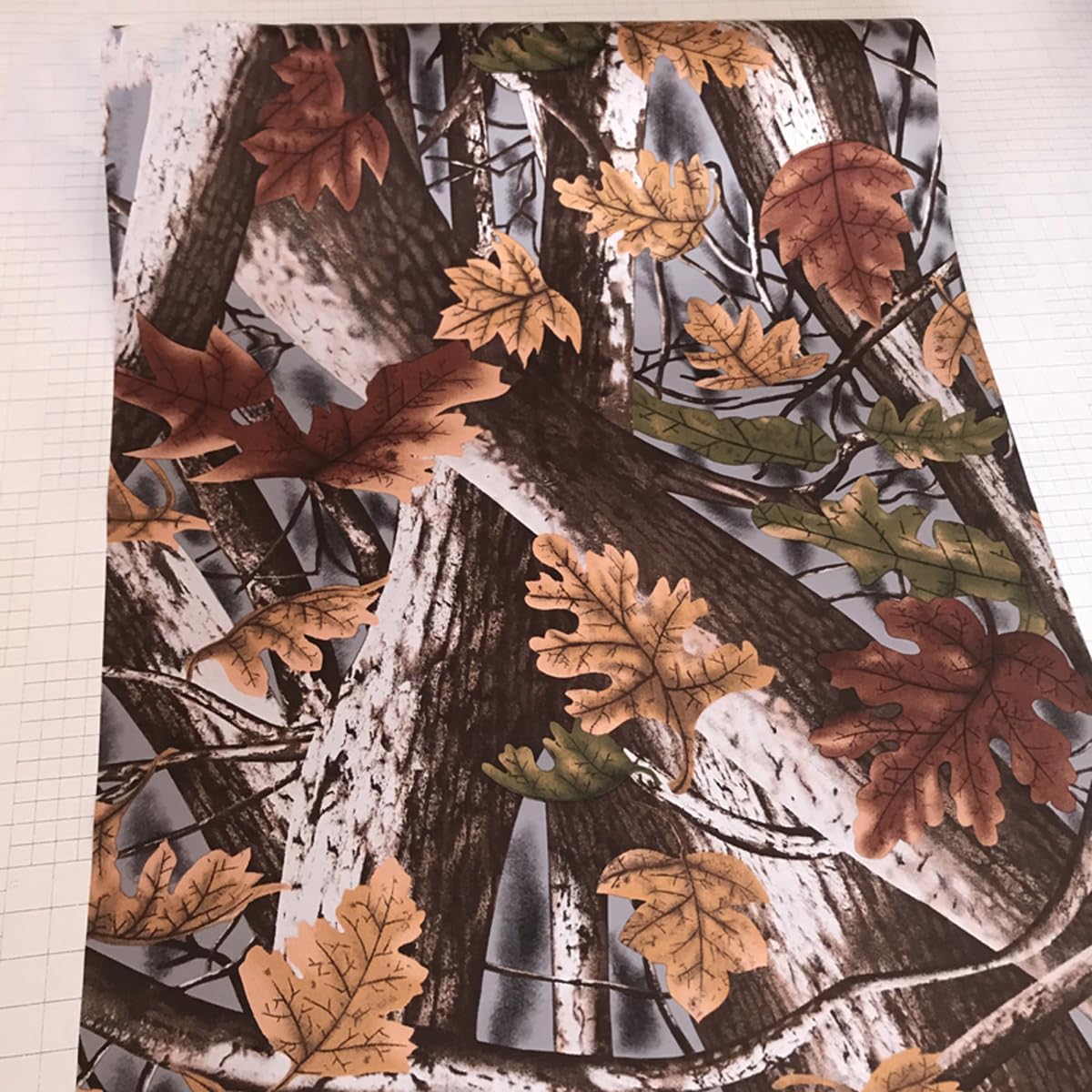 Woodland Camouflage Car Sticker, 7.87x59.84inch Self Adhesive PVC Car Wrap Films for Exterior Interior Desk Cellphone Laptop, 6 image 5