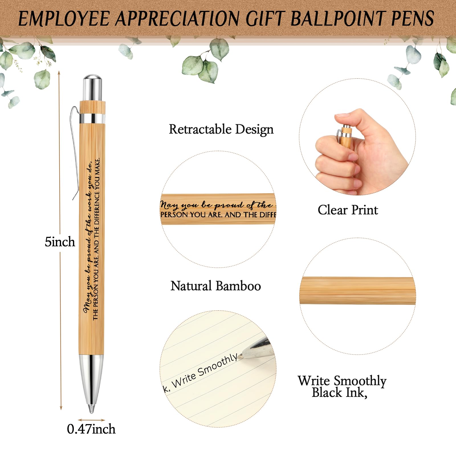 Snapklik.com : Yeaqee 72 Sets Employee Appreciation Gift Bulk Thank You ...