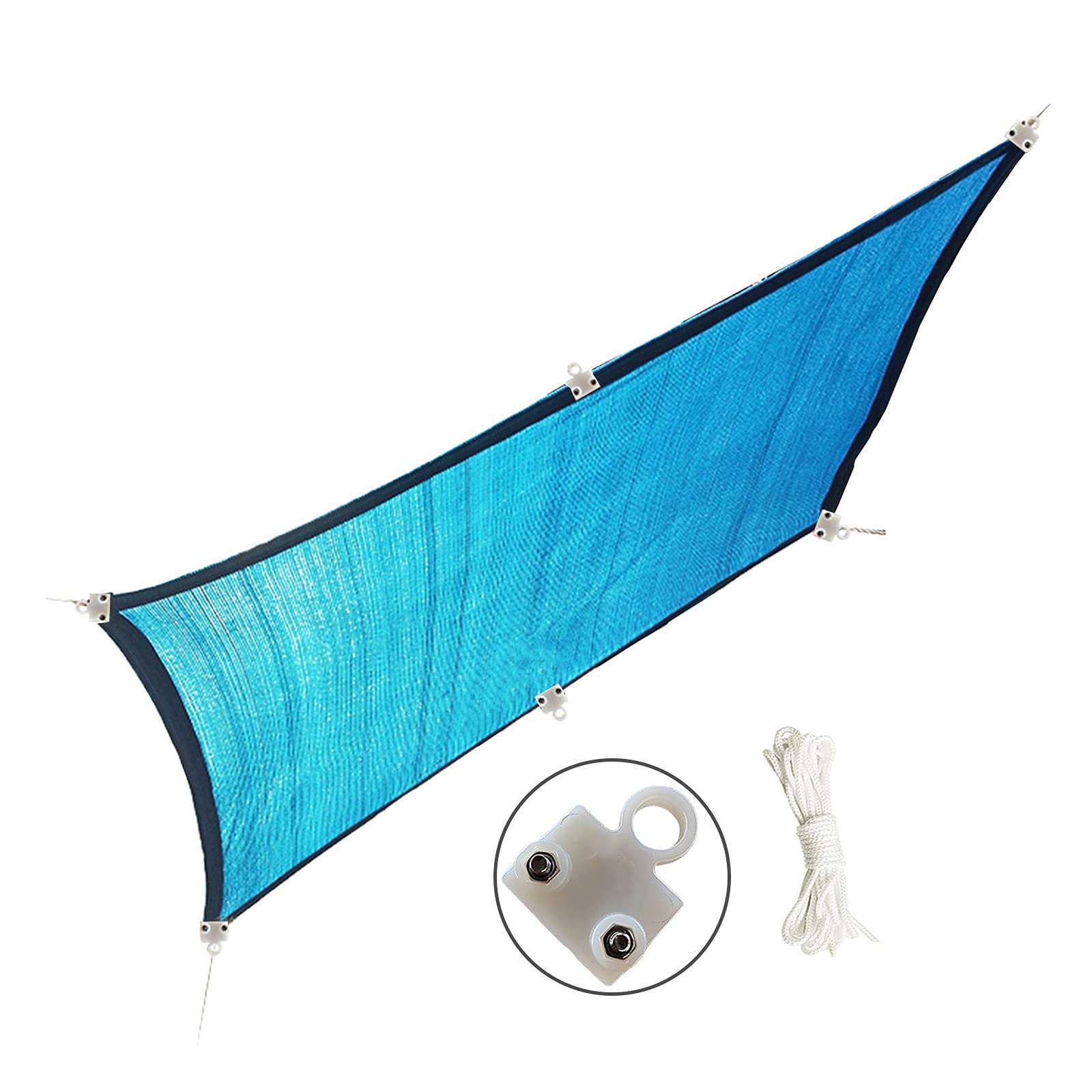 Filet d'ombrage extérieur contre la chaleur - Protégez votre terrasse des UV avec ce voile épais