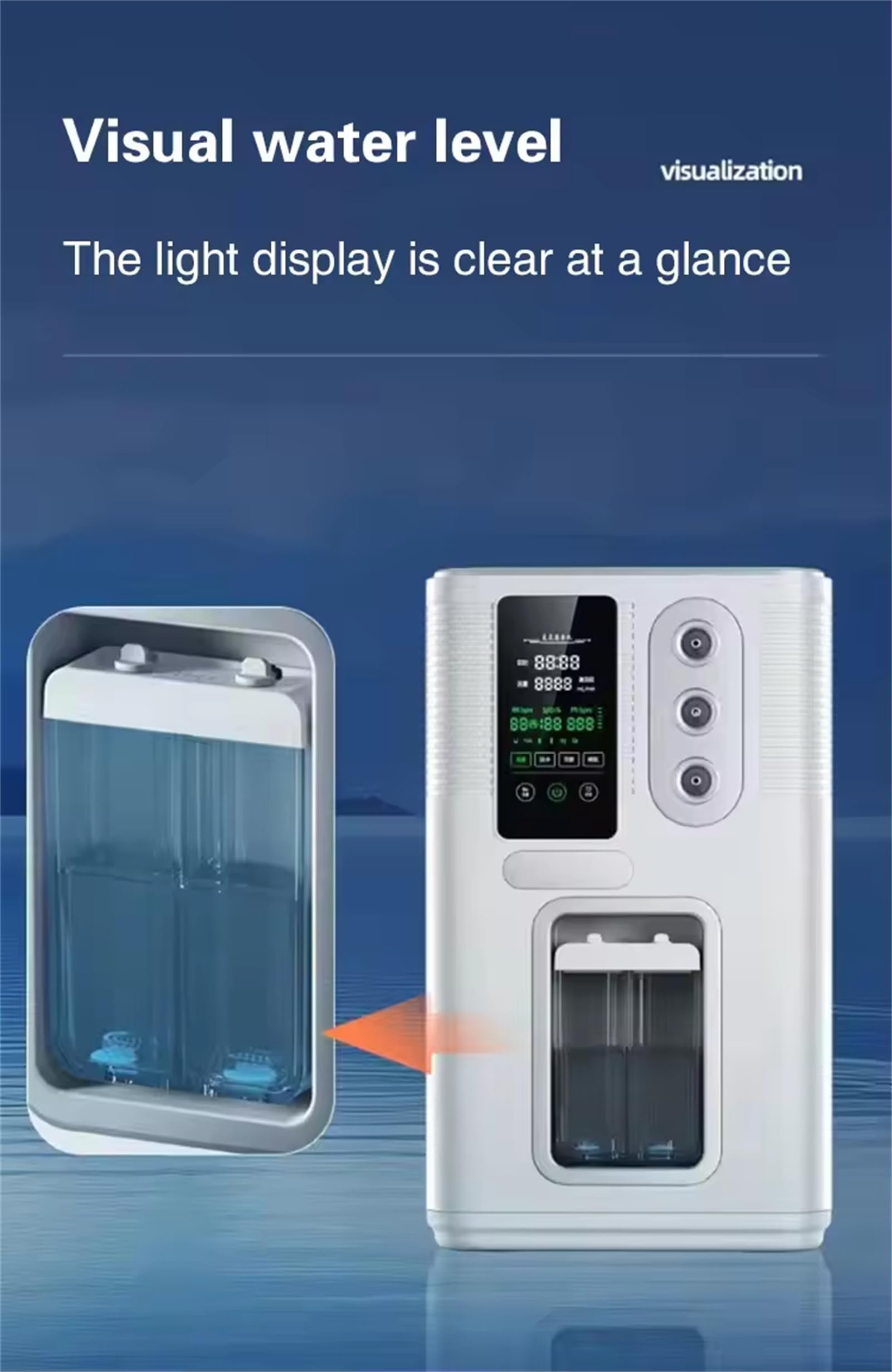 Amazon｜Aniwini 水素吸入機、99.99%高純度H2水素水生成器、HO