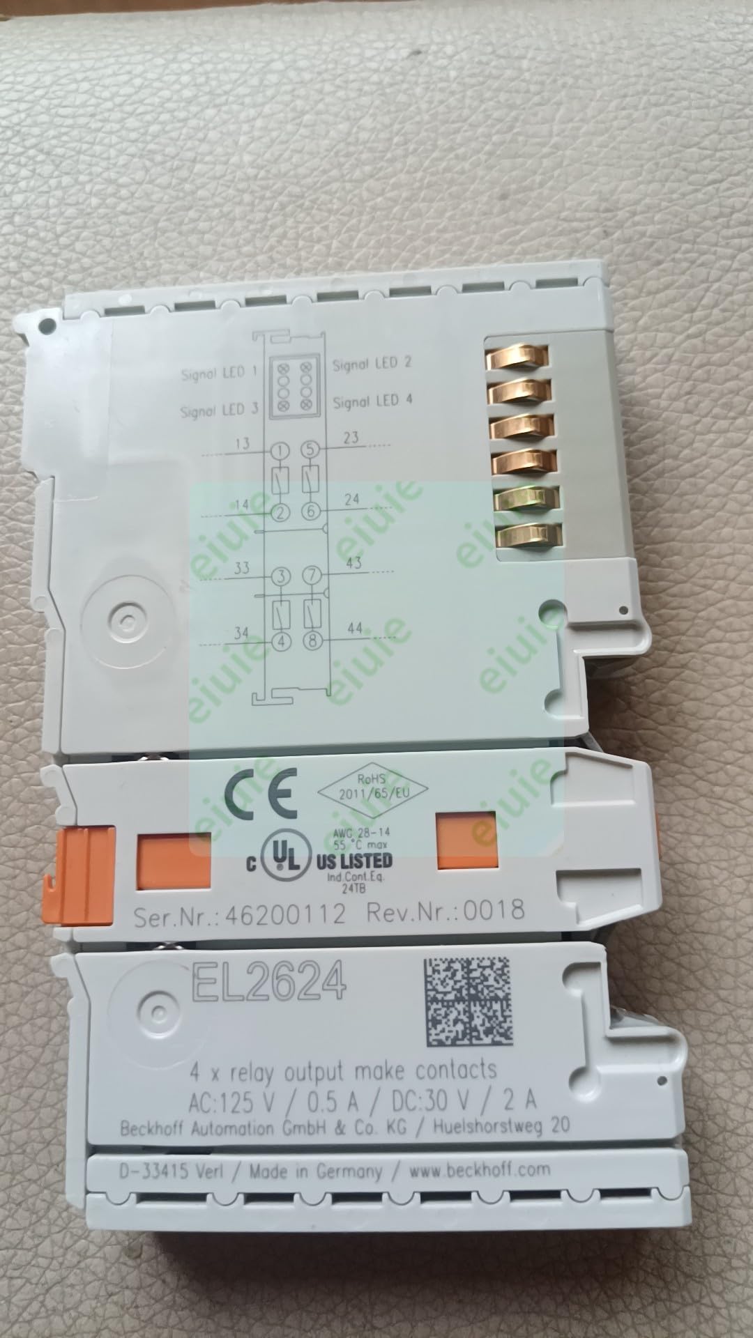 EL2624(2 Pcs Used) Remaining unutilized Spare Parts for Projects