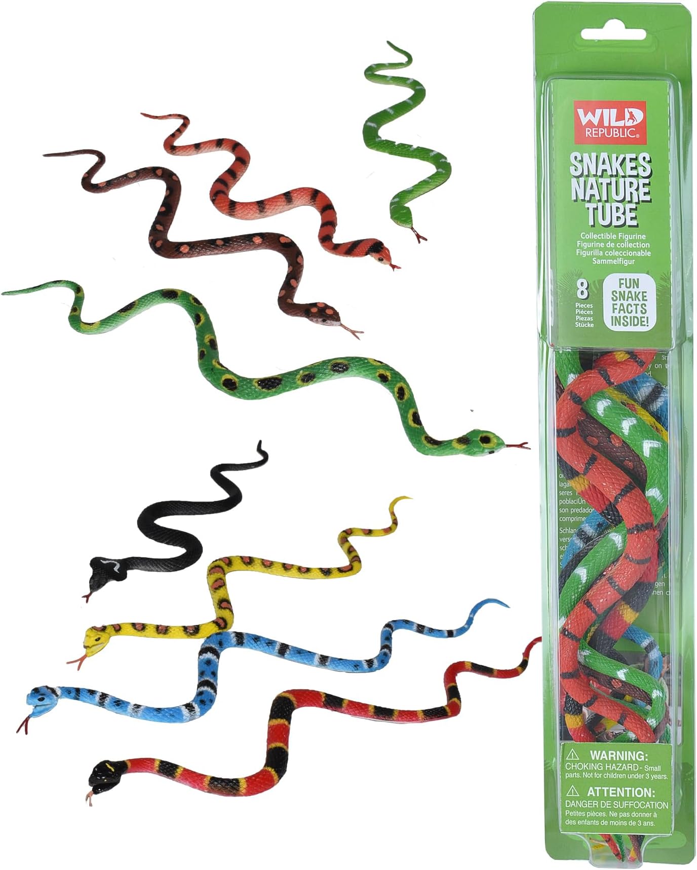 Wild Republic Europe 32 cm Nature Tube Snake Playset