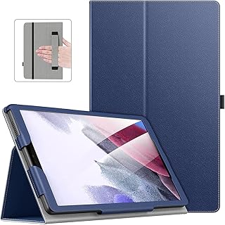 Capa para tablet Samsung Galaxy Tab A7 Lite de 8,7” polegadas (SM-T225/T220) (SM-T500 / T505 / T507) 2021 WB - Capa inteligente, auto hibernação, alça para transporte e suporte para leitura. (Azul)