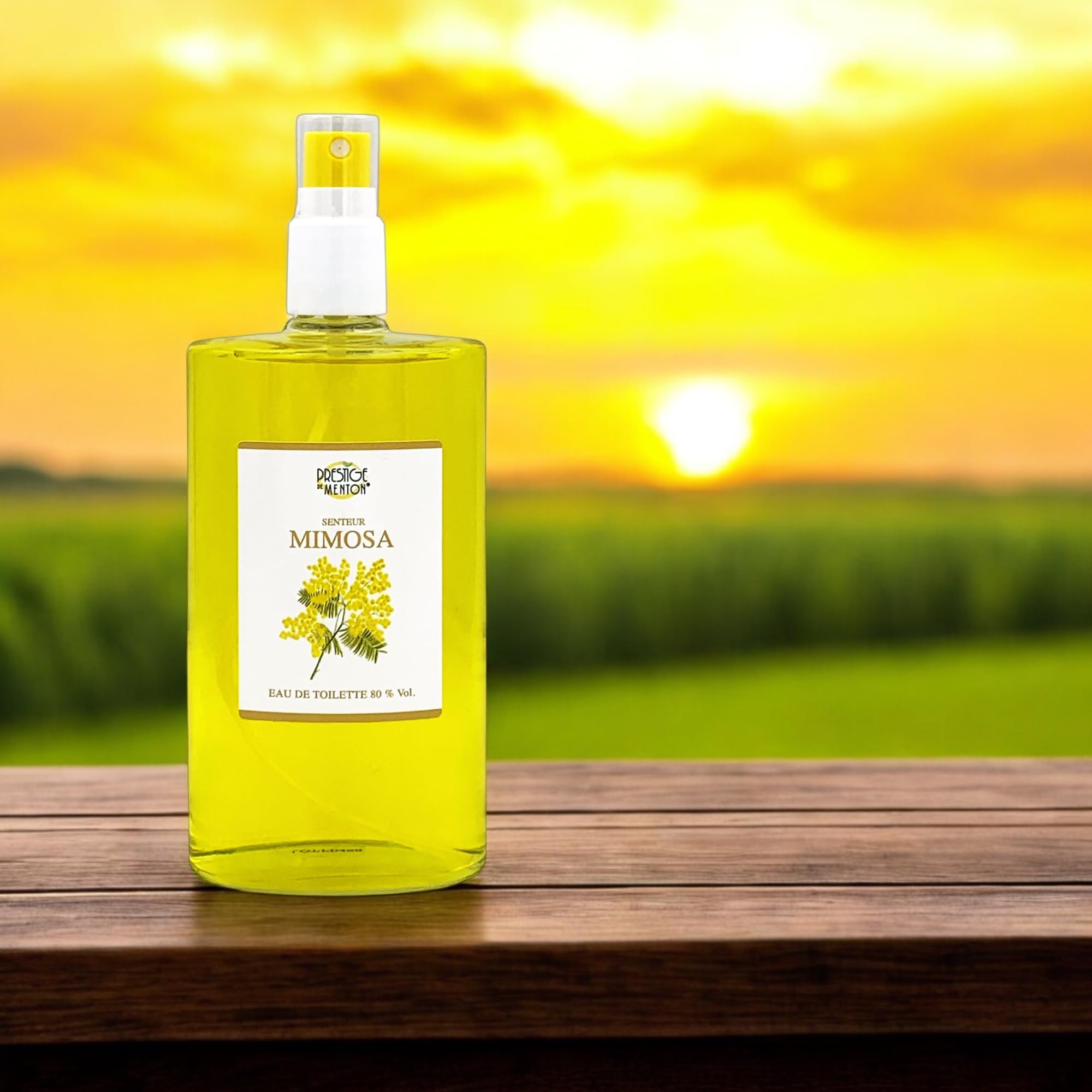 Mimosa - Eau de toilette floreale da donna, profumiere artigianale in Costa Azzurra (200 ml)