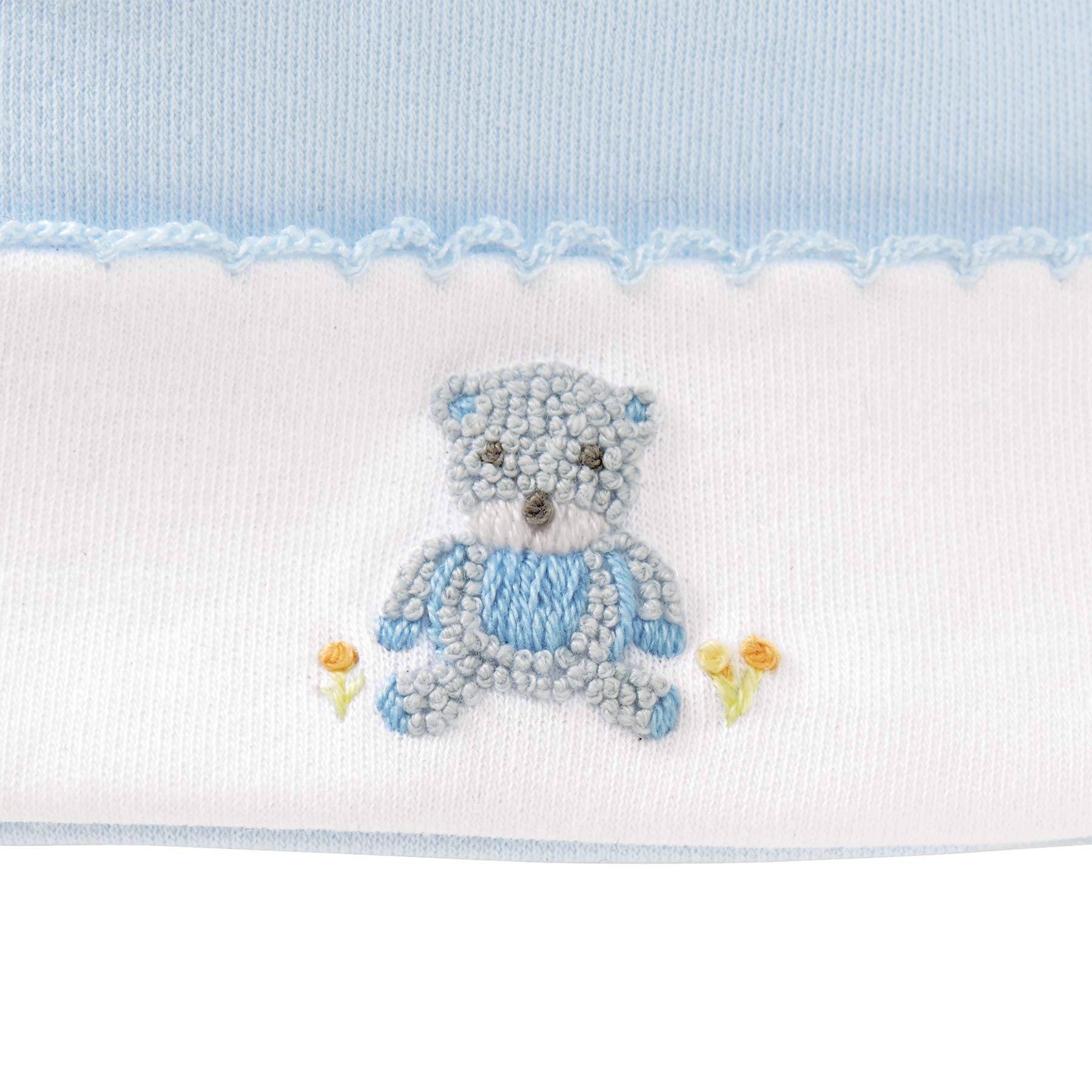 Mud Pie Baby Boys' Blue Bear Cap, 0-3 Months