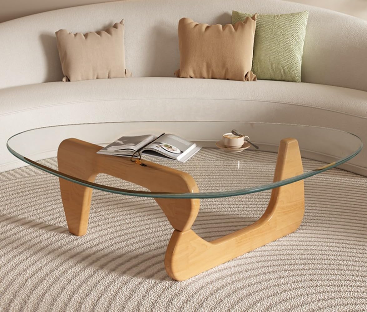 Zuiver☆ガラストップ サイドテーブル/コーヒーテーブル アイアン