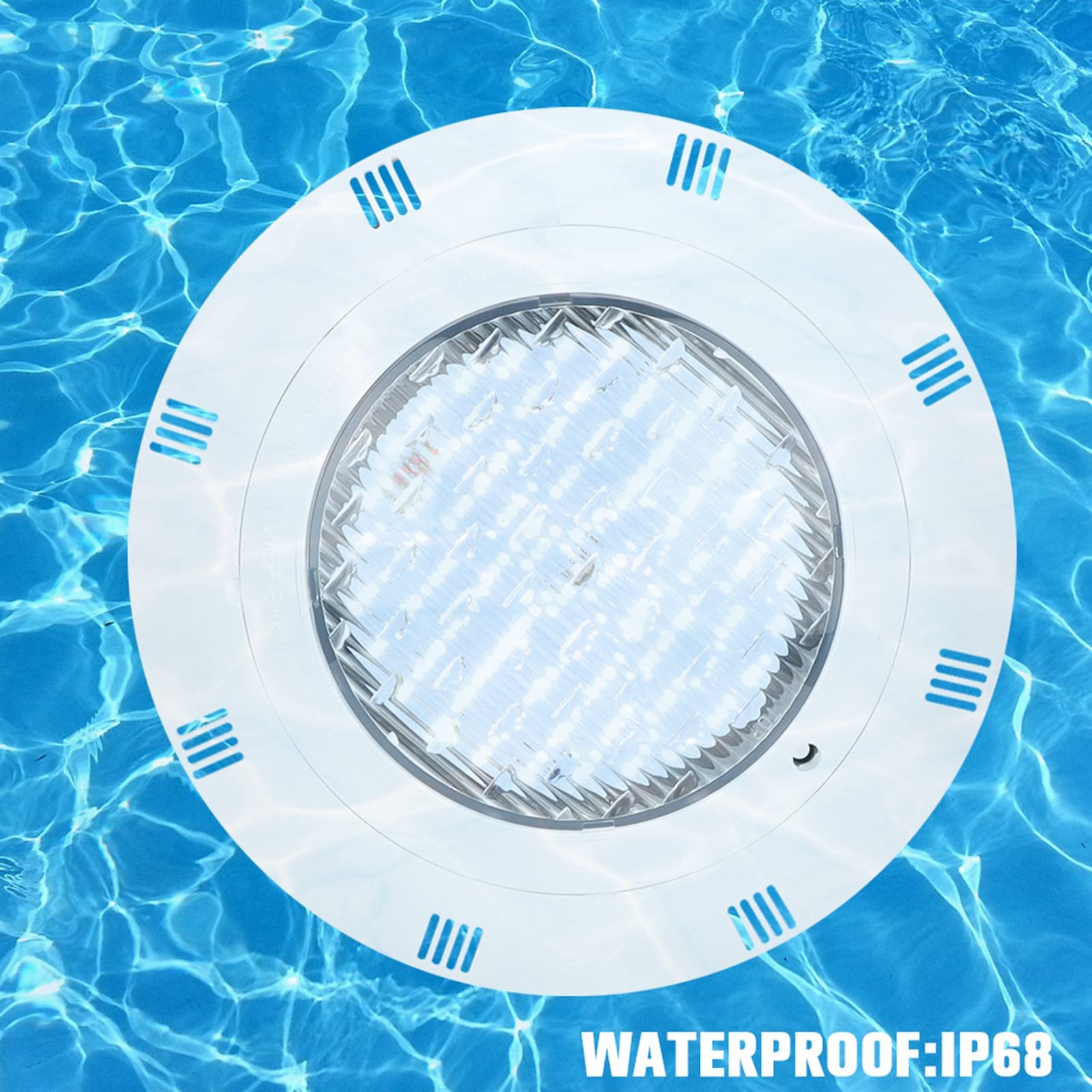 Ejoyous Oświetlenie Basenu LED, Podwodne AC12V 40W 360 LED Podwodne światła Podwodny Reflektor IP68 Wodoodporna Basenowa