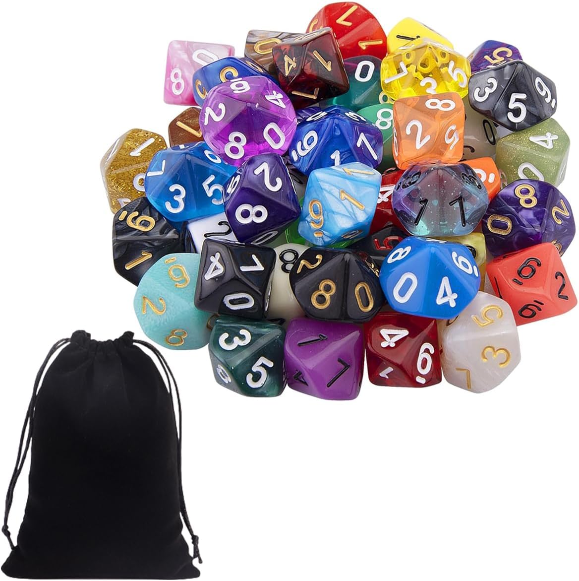 Q-Workshop - Dadi Per Giochi Di Ruolo Da Tavolo Compact D6, Colore Blu - Foto 9