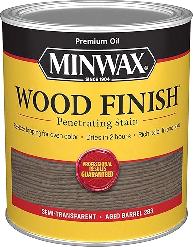 Minwax Wood Finish - Tinte de madera, barril envejecido, 1 cuarto de galón