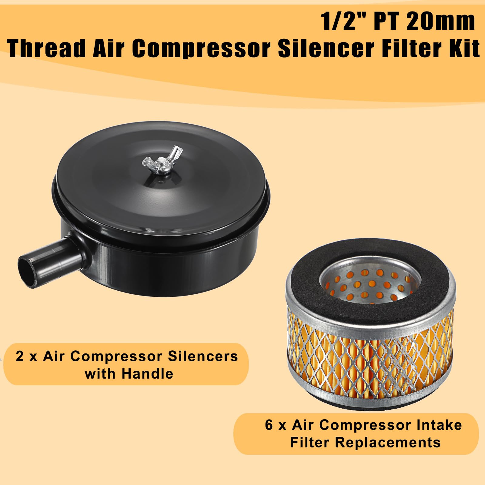 OwnMy Air Compressor Silencer - Quiet & Efficient -3