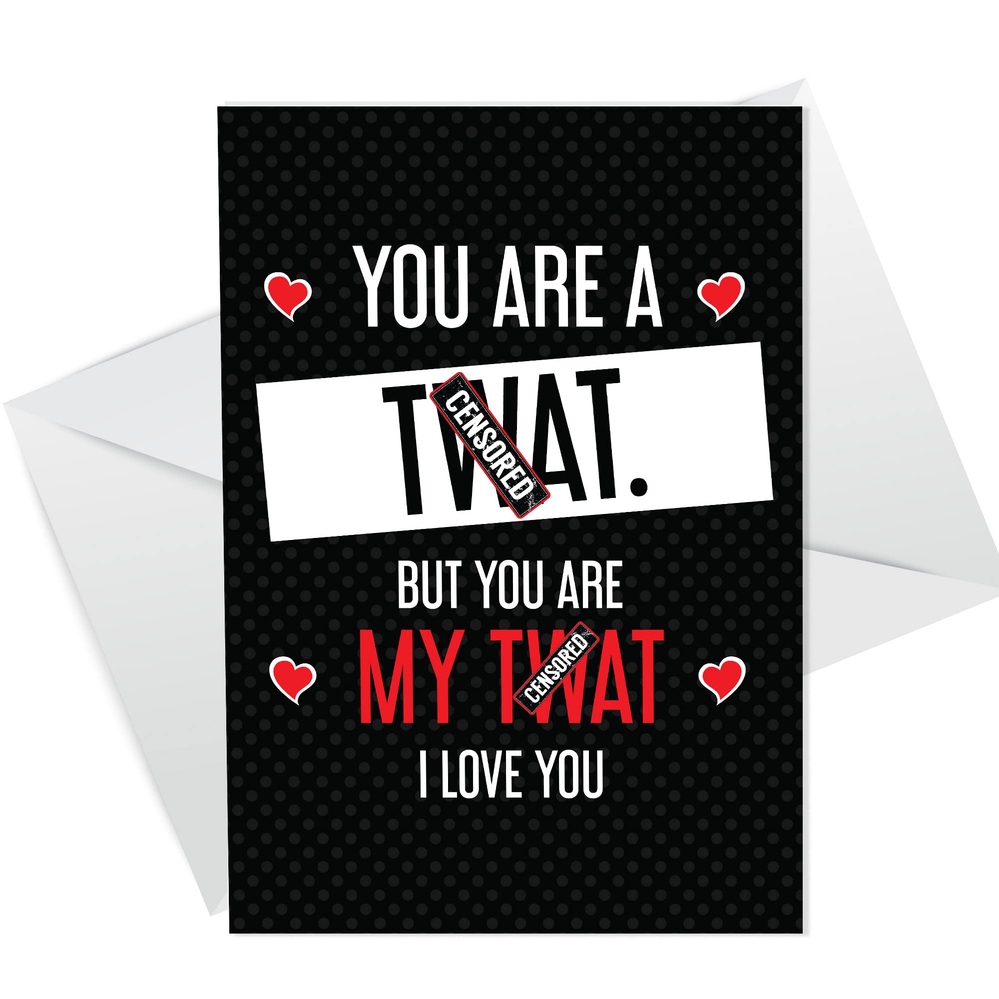 RED OCEAN Funny Rude Card For Birthday Anniversary Novelty Card For Him Husband Boyfriend