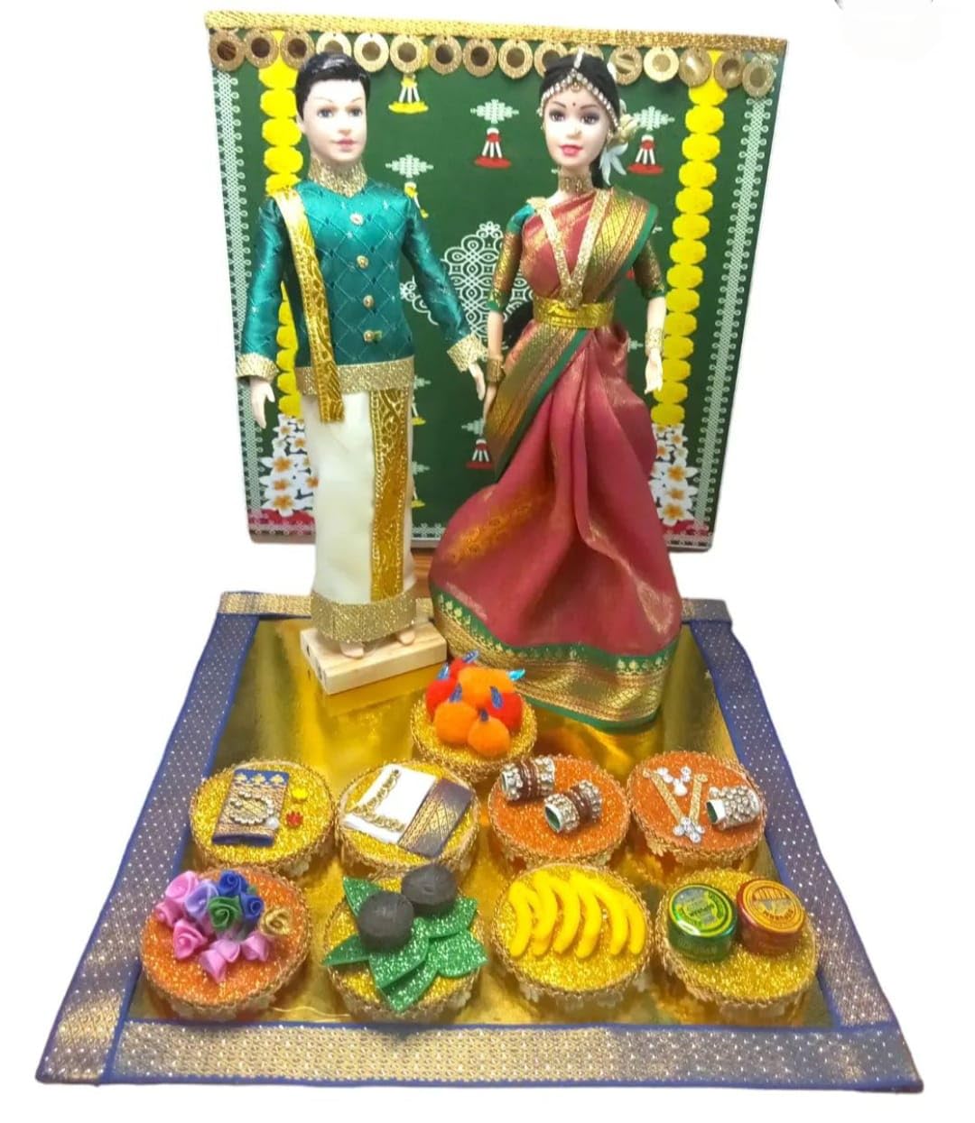Latest Handmade Traditional Indian Costume Dolls Full Set (12 inches*12 inches) (B0D41P53TH) Amazon Price History, Amazon Price Tracker