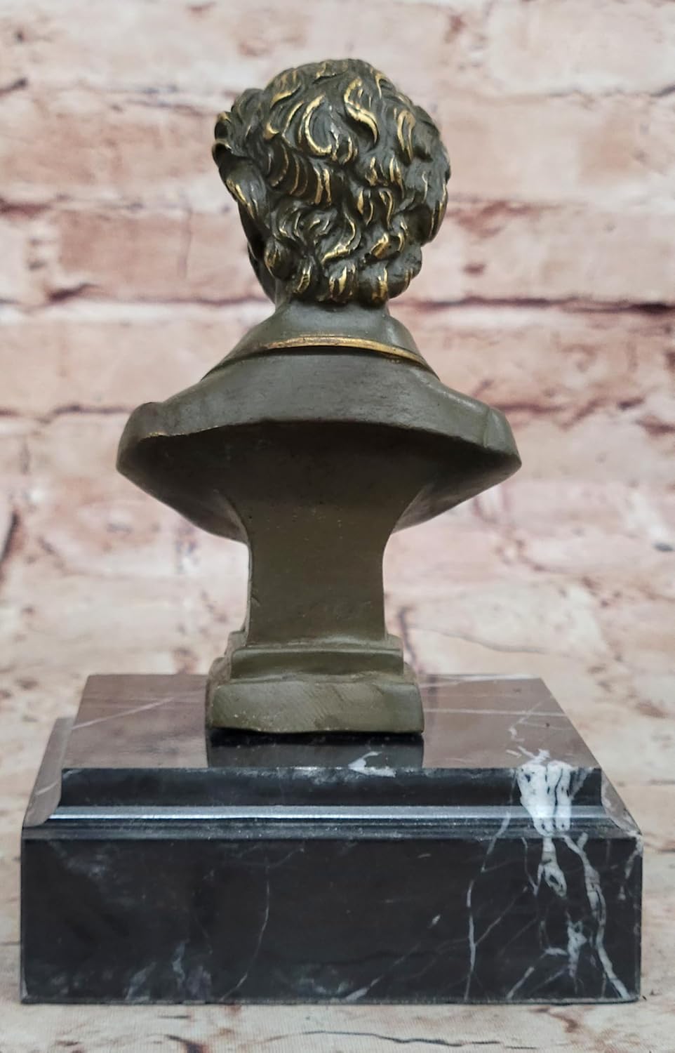 Fisher Bronze Art Frederic Chopin Bust Sculpture Music Decor for Studio or Home Office Figurine Deal Artwork Statue Home Art by Think Bronze