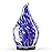 Porseme 280ml Essential Oil Diffuser Glass Color Changing Aroma Air Diffusers Aromatherapy Ultrasonic Cool Mist Humidifier 7 Running Hours Waterless Auto-Off for Sleeping, Yoga, Office (Deep Blue)