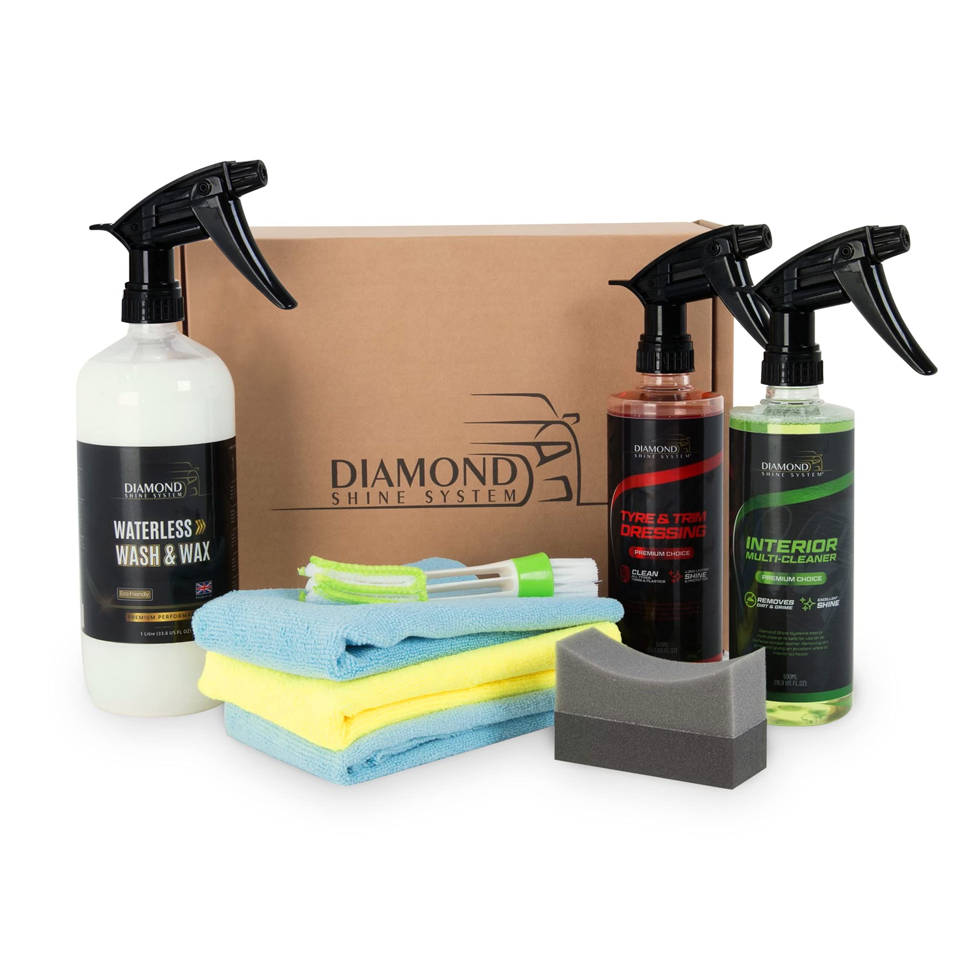 Buy Diamond Shine System Car Cleaning Kit, Car Washing Kit Car Care Kit, Car Detailing Kit w Buy Diamond Shine System Car Cleaning Kit, Car Washing Kit Car Care Kit, Car Detailing Kit w