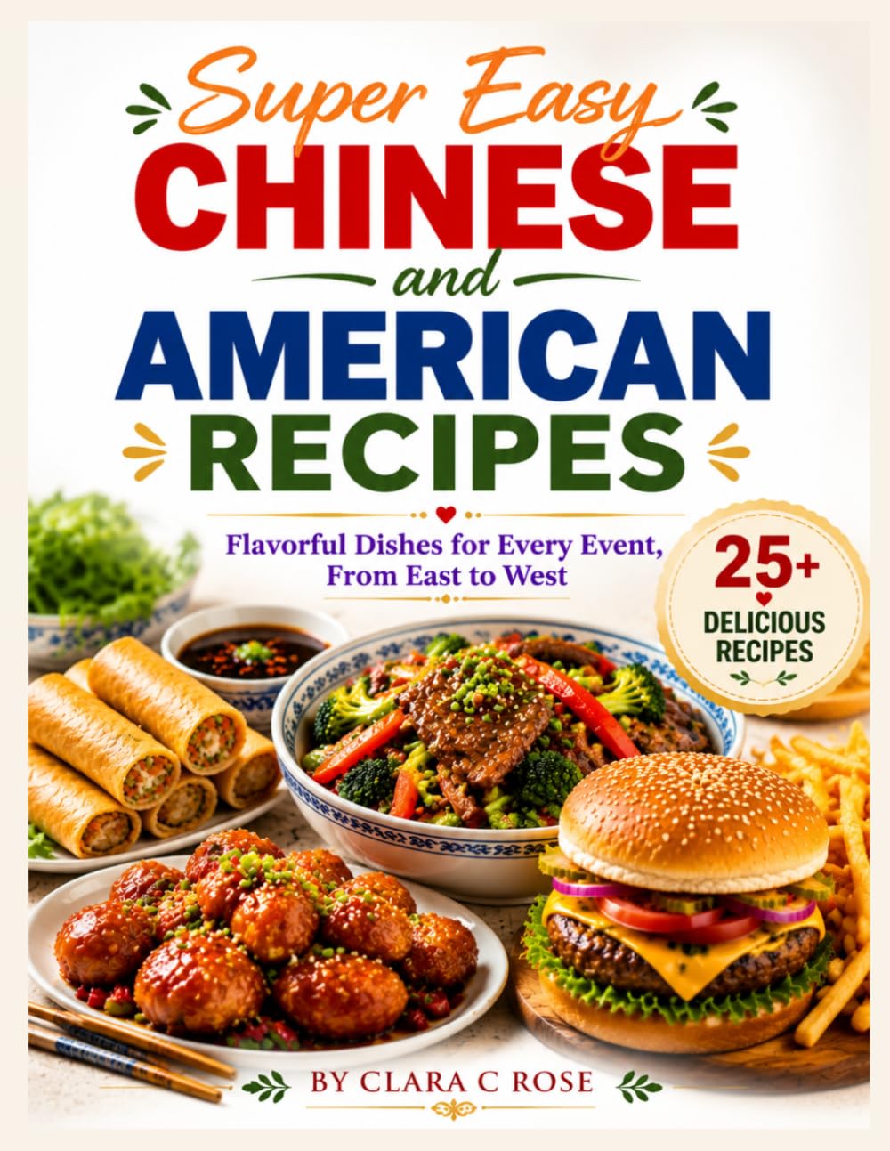 Super Easy Chinese and American Recipes: Flavorful Dishes for Every Event, From East to West