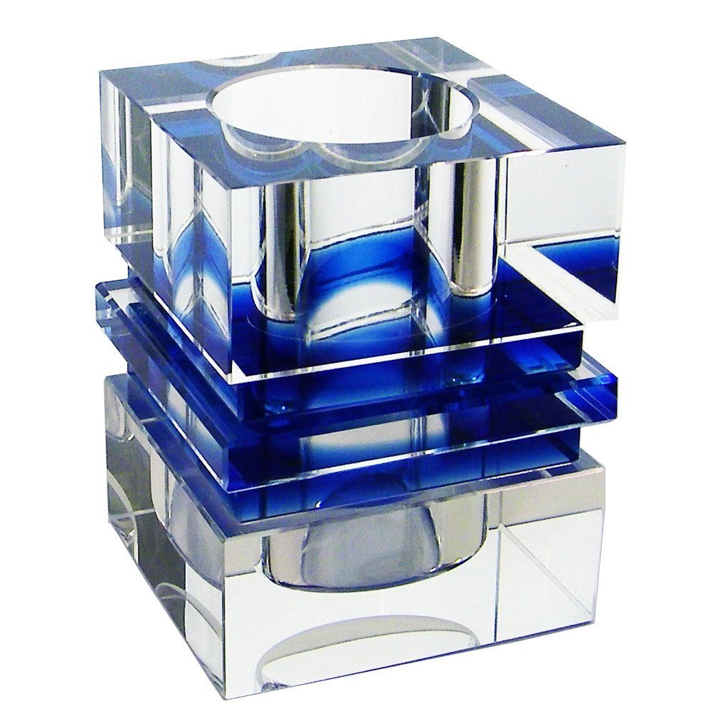 Amlong Crystal Desktop Collection - Portalápices de cristal,