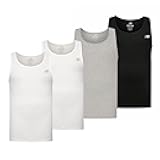 Men's Cotton Performance Rib Tank Top (Pack of 4)