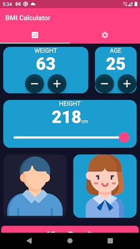 Quickly BMI Calculator
