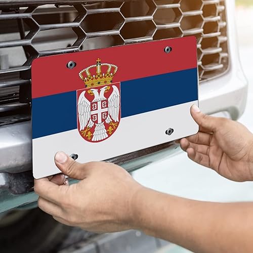 Miniatura 9 de Matrícula frontal de Somalia con bandera de Somalia, placa decorativa novedosa de matrícula de recuerdo de la bandera nacional para hombres,