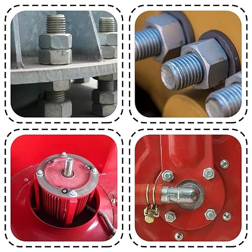 Miniatura 7 de Biaungdo 30 tornillos de cabeza plana de acero inoxidable M6x12mm Tornillos de cabeza plana Tornillos Conector avellanado