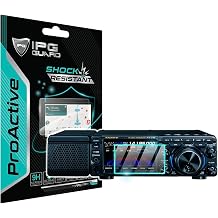 IPG ProActive Made for Yaesu FT-710 HF Portable Transceivers Display 9H Hardness Screen Protector 2 Unit Nano Ceramic Film Ultra Responsive High Clarity Anti Scratch Smudge & Shock Proof Guard for FT710