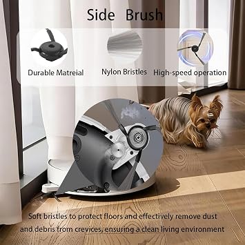 Replacemnt Parts for Dreame X50 Ultra/L50 Pro Ultra/X50 Master/matrix10 Ultra, L40s Pro Ultra, for Mova V50 Ultra Vacamun Cleaners With 2xRoller Brushes 6xSide Brushes 4xFilters 6xDust Bag…