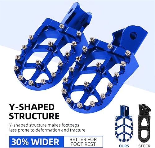 Miniatura 6 de CHANGCHENG Estriberas para moto de cross Estriberas de motocicleta Pedales descansos CNC para Sur Ron Light Bee S/X Segway X260 X160 Talaria Sting