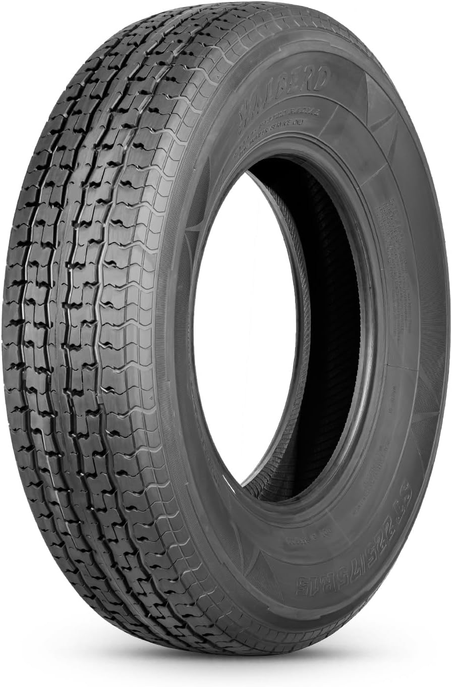 HALBERD Set 4 Premium Trailer Tires ST225/75R15 10PR Load Range E Heavy Duty 225 75 15 Radial Trailer Tires Improve Traction in all-road conditions