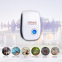 Vista 2 de Bocianelli Ultrasonic Pest Repeller 6 Packs, Indoor Plug in for Mice Pest Control, Pest Repellent for Mouse, Spider, Roach, Insect, Rodent Repellent