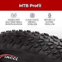 Fincci 26 x 4.00 fatbike gumiabroncs 100-559 pár 2 db 48 mm Schrader szeleppel belsőkkel MTB terep kerékpárhoz 3