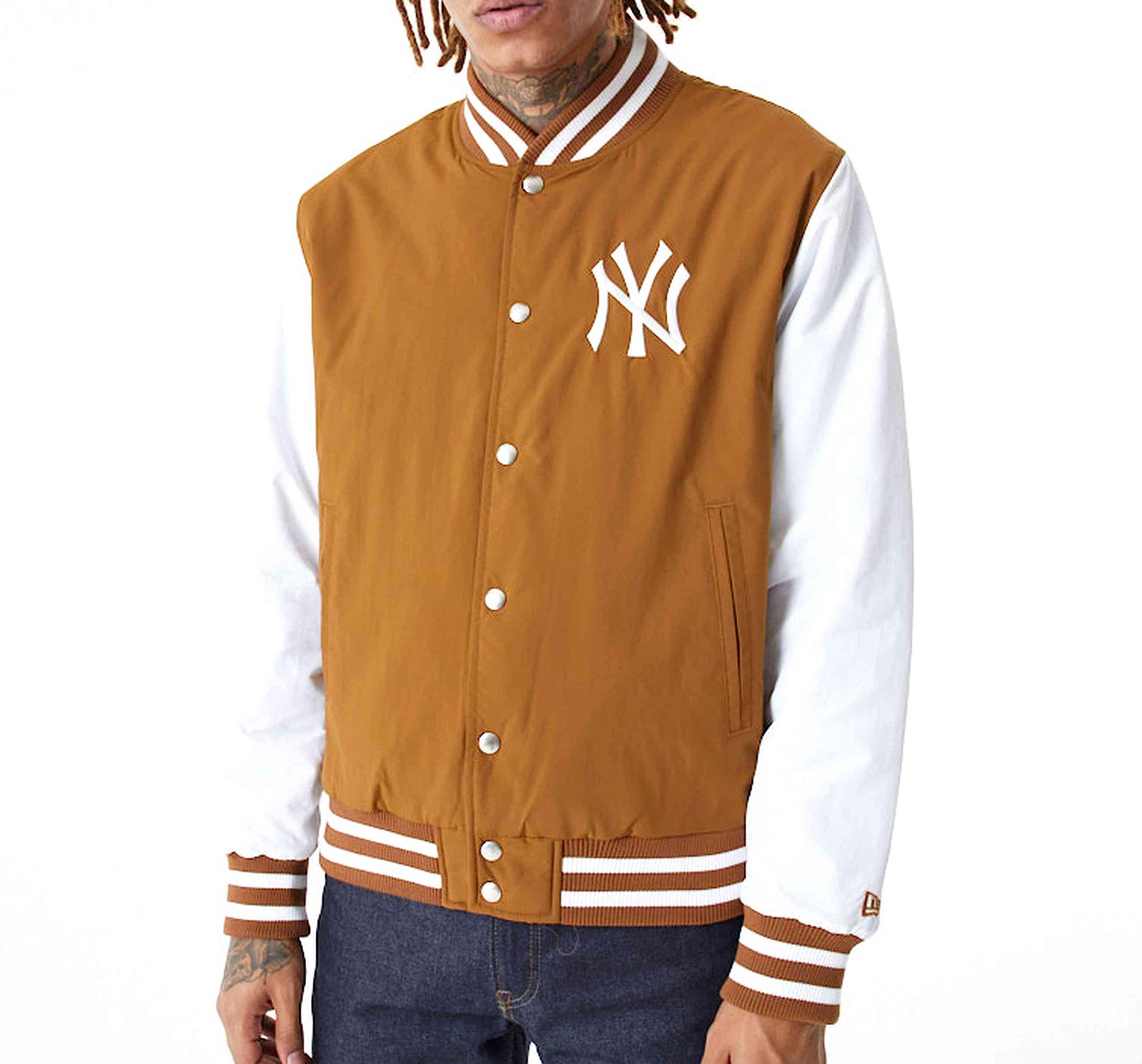 New Era - MLB New York Yankees Bomber Giacca colore marrone