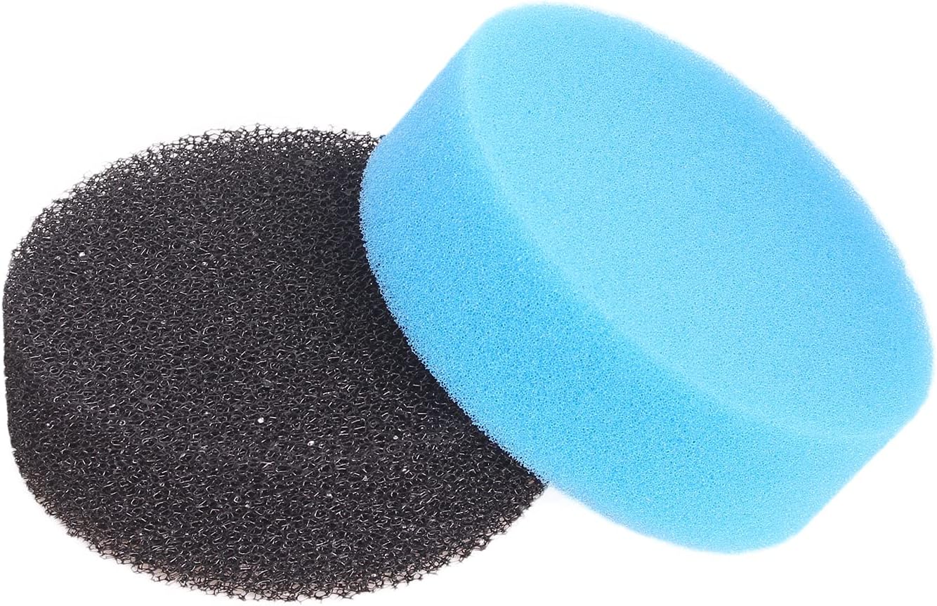 Compatible Foam Filter Pad Fit for TotalPond PF850 and PF1200UV (2X Black Coarse, 2X Blue Fine)