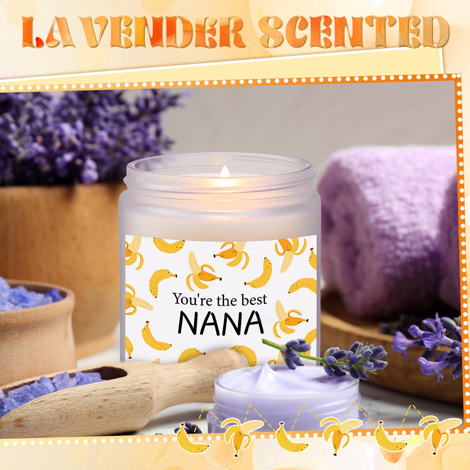 CCクリーム nana Amazon.com: MTLEE Nana Banana 7oz Candle - Funny Nana Birthday