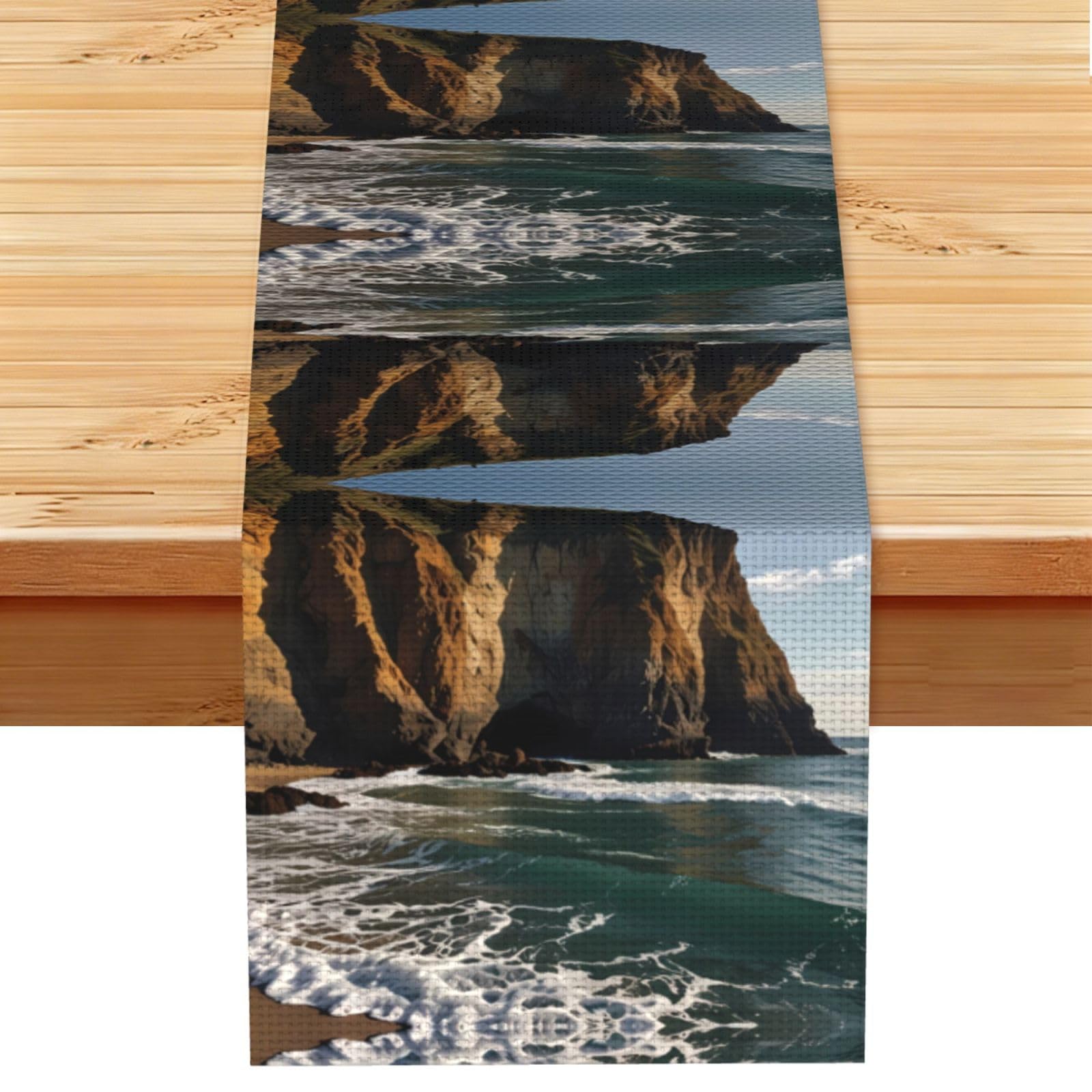 cliff Linen Feel Table Runner Wedding Party Home Decoration