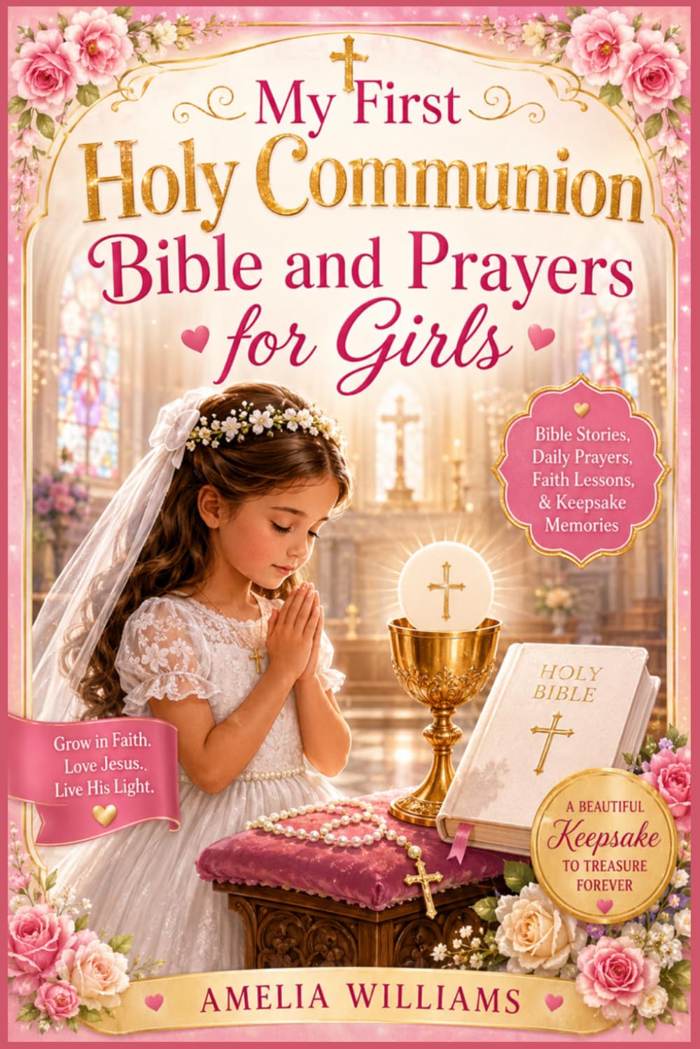 My First Holy Communion Bible and Prayers for Girls