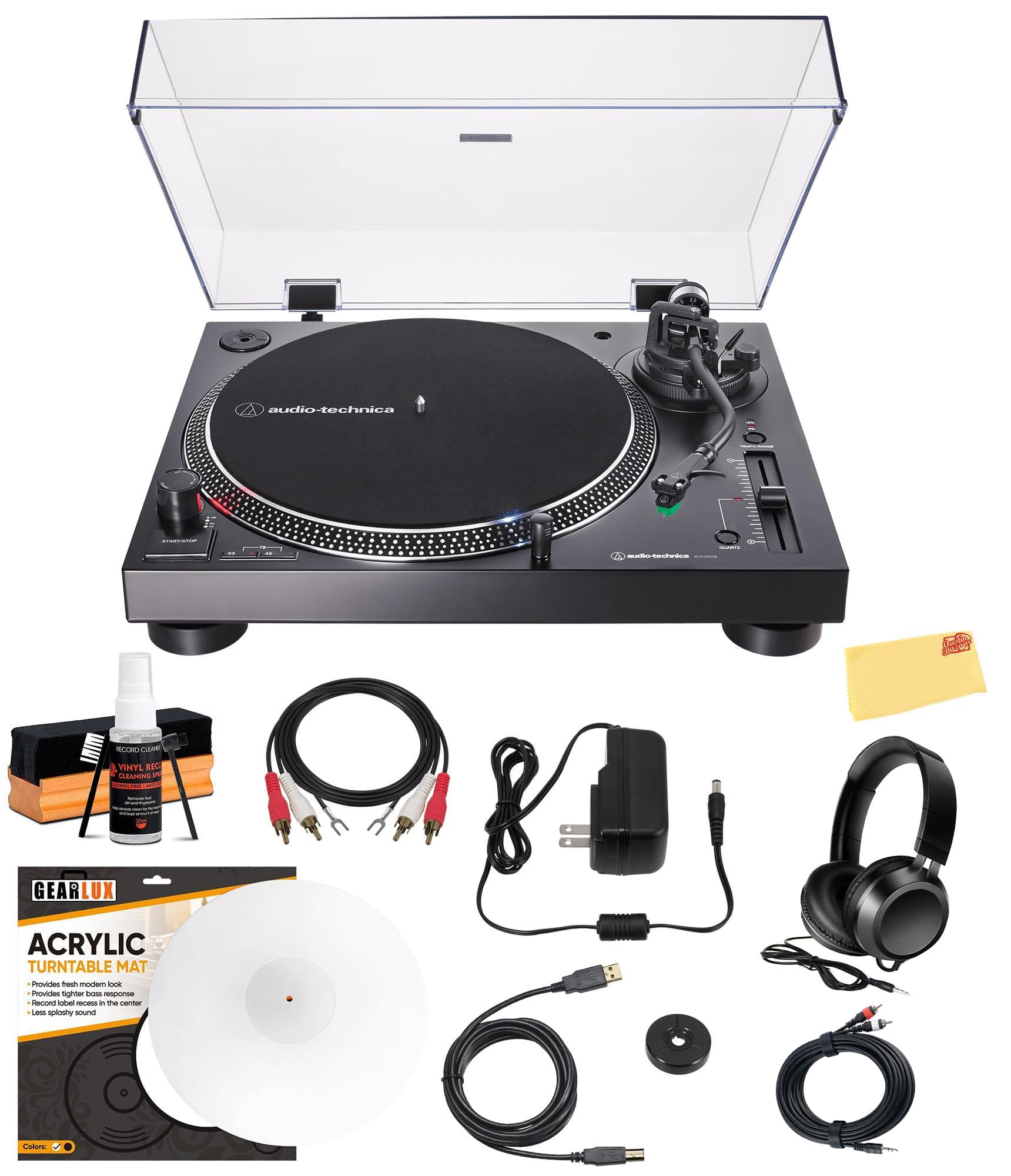 audio-technica AT-LP120XUSB ターンテーブル Audio-Technica AT-LP120XUSB-WB Direct-Drive Record Player (Analog
