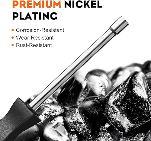 Miniatura 8 de HIPA (Conjunto de 5) Herramienta de ajuste para carburador. Destornilladores con forma de Pac Man, single D, doble D, hexagonal, de 21 dientes, para