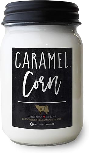 Miniatura 18 de Milkhouse Candle Company - Autumn Orchard - Velas de cera de abeja y soja de 26 onzas - Colección Farmhouse - 100% natural, sin parafina, con aceite