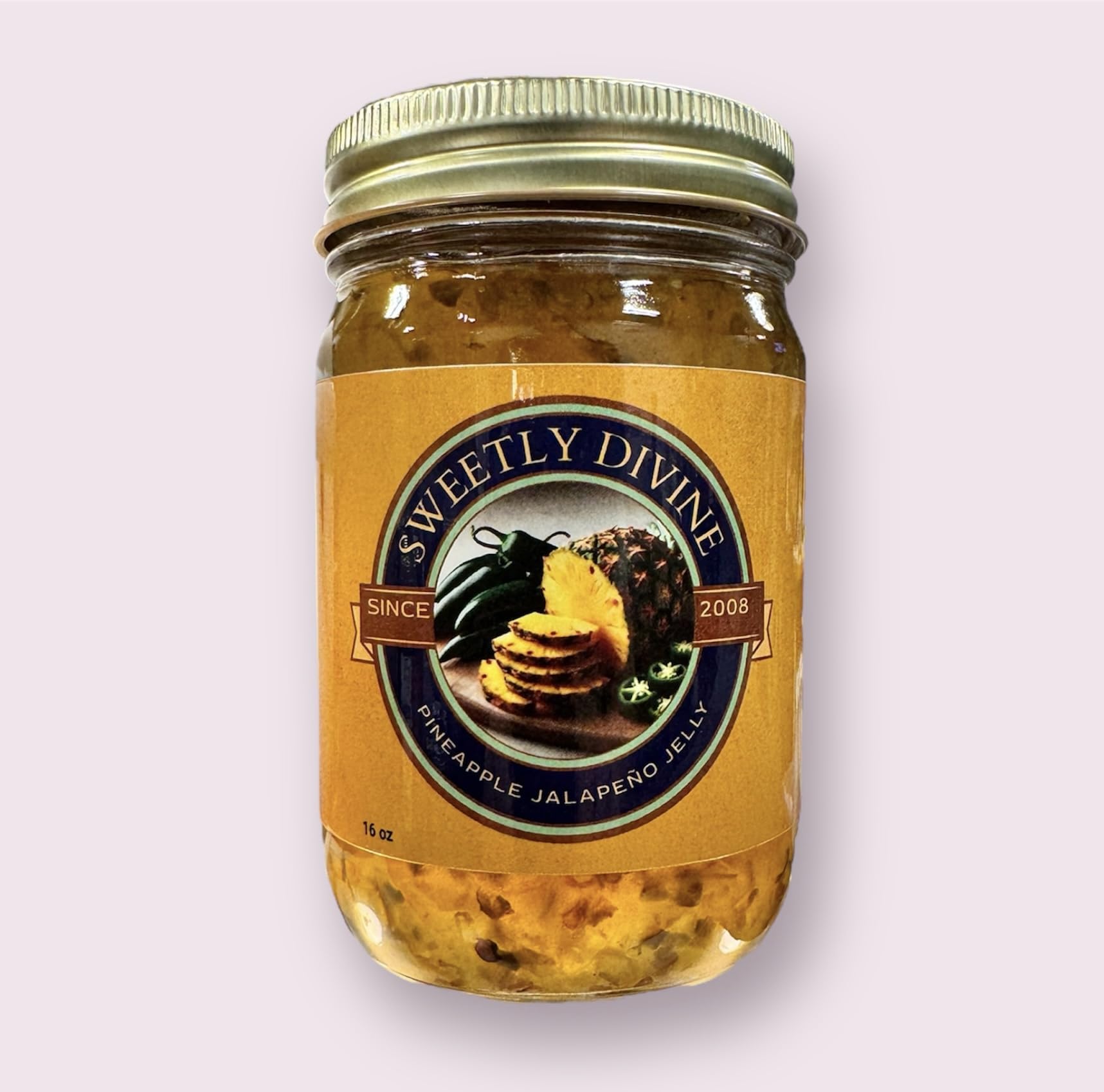 Sweetly Divine Hot Pepper Jelly - Multiple Flavors Available (Pineapple Jalapeno)